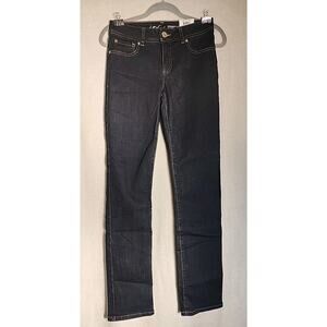 Inc Jeans Co. Straight Leg Regular Fit Dark Wash Jeans Size 0 New